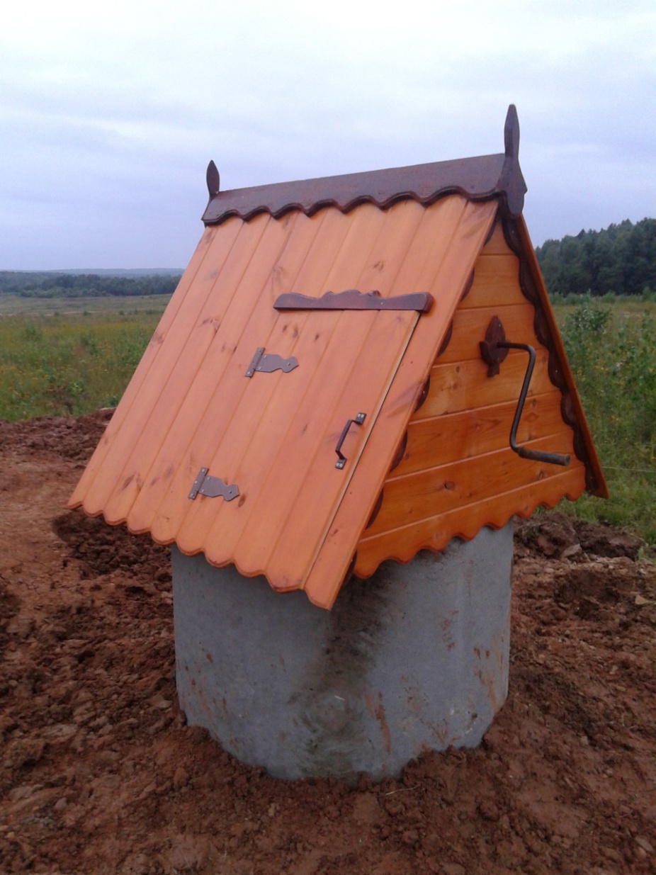 Готовый колодец в Клину, фото Готовый колодец